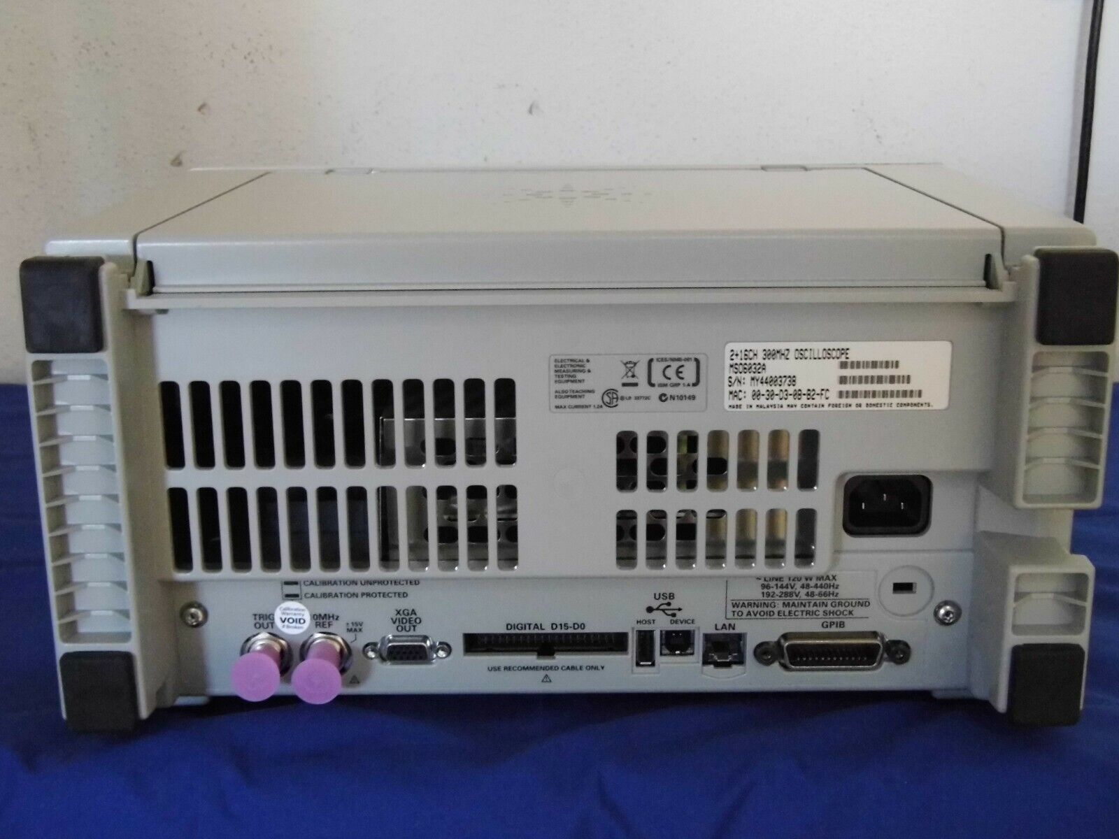 Agilent MSO6032A Mixed Signal 300 MHz, 2+16 Ch DSO6032A (many in stock) Agilent MSO6032A Mixed Signal 300 MHz, 2+16 Ch DSO6032A (many in stock)